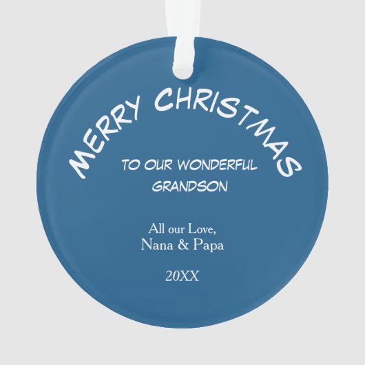 Schattigee Santa Hat Hedgehog kleinkind Ornament (achterkant)