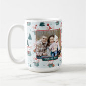 Schattigee Santa Hat White Mice Christmas Foto Koffiemok (Links)