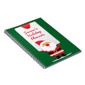 Schattigee Santa Holiday Planner Notitieboek (Rechterzijde)