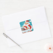 Schattigee Santa Kerst stickers (Envelop)