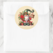 Schattigee Santa Kerst stickers (Tas)
