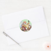 Schattigee Santa Kerst stickers (Envelop)