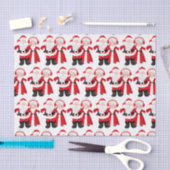 Schattigee Santa Mrs Claus betegeld feestweefsel Tissuepapier (Craft)