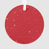 Schattigee Santa Paws Pet Christmas Foto Ornament (achterkant)