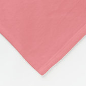 Schattigee Santa Rubber Ducks op hete roze achterg Fleece Deken (Hoek)
