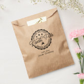 Schattigee Santa Seal North Pole Favor Bag Bedankzakje (Gezegeld)