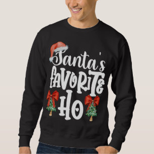 Schattigee Santa's Favoriete Ho Christmas Pyjama Trui