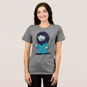 Schattigee Saoedische zombie Tri-Blend Shirt (Voorkant volledig)