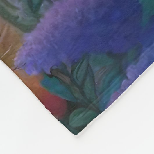 Schattigee Saolas spelen altviool in een magisch b Fleece Deken (Hoek)