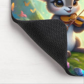 Schattigee Saolas spelen altviool in een magisch b Muismat (Hoek)