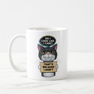 Schattigee Sarcastische Tuxedo Kitty Koffiemok