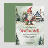 Schattigee Scandinavische gnoom enorme stijl winte Kaart (Voorkant / Achterkant)