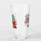 Schattigee Scandinavische kerstgnoom & warme cacao Glas (Links)