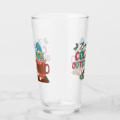 Schattigee Scandinavische kerstgnoom & warme cacao Glas (Rechts)