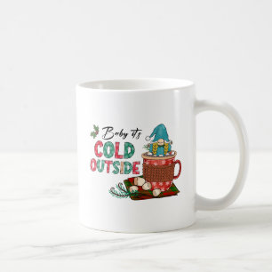 Schattigee Scandinavische kerstgnoom & warme cacao Koffiemok