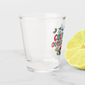 Schattigee Scandinavische kerstgnoom & warme cacao Shot Glas (Links)