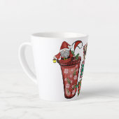 Schattigee Scandinavische Sinterklaas Gnome - Kers Latte Mok (Linkerhoek)