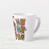 Schattigee Scandinavische Sinterklaas Gnome - Kers Latte Mok (Rechterhoek)