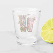 Schattigee Scandinavische Sinterklaas Gnome - Kers Shot Glas (Achterkant)