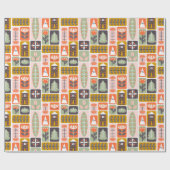 Schattigee Scandinavische stijl Natuur Cadeaupapier (Vlak)