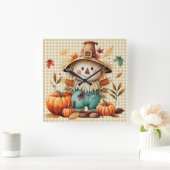 Schattigee Scarecrow wandklok (Huis)