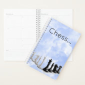 Schattigee schaakstukken Jaarlijkse Planner (Display)