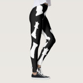 Schattigee schaakstukken leggings (Rechts)
