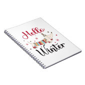 Schattigee schaatshond notitieboek (Rechterzijde)