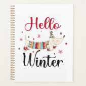 Schattigee schaatshond planner (Voorkant)