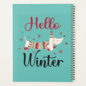 Schattigee schaatshond planner (Achterkant)