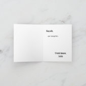 Schattigee Schaduw Monogram Wedding Party Proposal (Binnen)