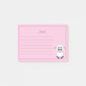 Schattigee schapen met lijnen Post-it Notes (Voorkant)