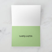 SCHATTIGEE SCHAPEN VROLIJK PASEN FEESTDAGEN KAART (Binnen)