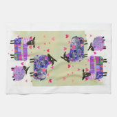 Schattigee schapenkeuken handdoek (Horizontaal)