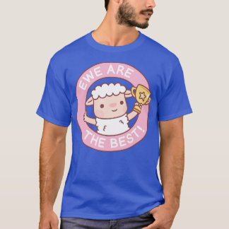 Schattigee schapenooien zijn de beste grappige woo t-shirt