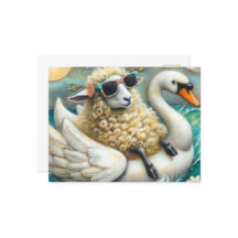 Schattigee schapenzwaan Floatie