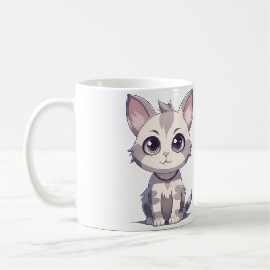 Schattigee Schattige Baby Dieren Koffie Mok (Links)