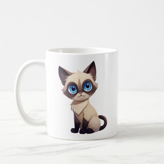 Schattigee Schattige Baby Dieren Koffie Mok (Links)