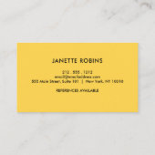 Schattigee Schattige Baby Speelgoed Nanny Kinderop Visitekaartje (Achterkant)