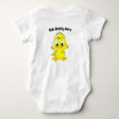 Schattigee Schattige Bee en Chick Graphic Romper (Achterkant)