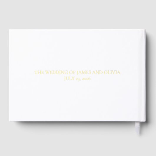 Schattigee Schattige bruiloft Hummingbird Folie ga Gastenboek (Achterkant)