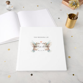 Schattigee Schattige bruiloft Hummingbird Guest Bo Gastenboek