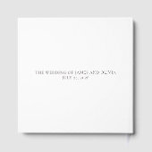 Schattigee Schattige bruiloft Hummingbird Guest Bo Gastenboek (Achterkant)