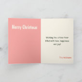 Schattigee Schattige Cartoon Kerstman Vrolijk Kers Kaart (Binnen)