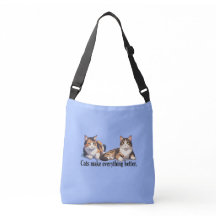 Schattigee schattige Cat Theme Cross Body Tas