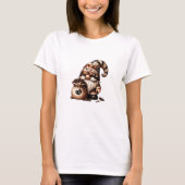Schattigee Schattige Coffee Gnome Vrouwen T-shirt (Voorkant)