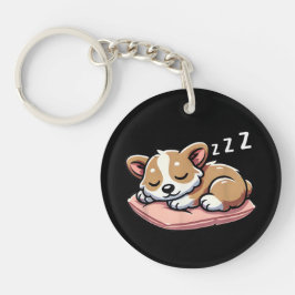 Schattigee Schattige Dierenvrienden Welsh Corgi P Sleutelhanger