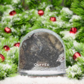 Schattigee Schattige Huisdier Kat, Hond, Baby Foto Sneeuwbol (Kerstmis)