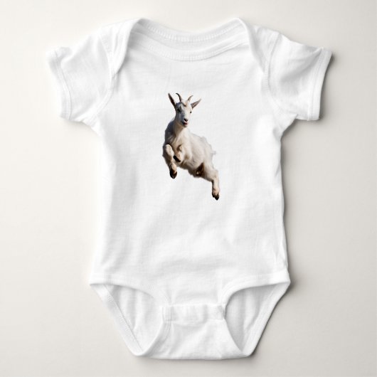 Schattigee Schattige Jumping Baby Goat Kind Romper (Voorkant)