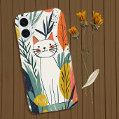 Schattigee Schattige kattenillustratie Case-Mate iPhone Case